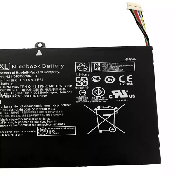 Laptop akkumulátort az HP   Pavilion 13-b110tu,Pavilion 13-b104tu,Pavilion 13-b105tu,Pavilion 13-b106tu,Pavilion 13-b107tu,Pavilion 13-b108tu, Pavilion 13-b109tu - Image 4