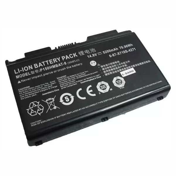 Laptop akkumulátort az CLEVO  P150HMBAT-8