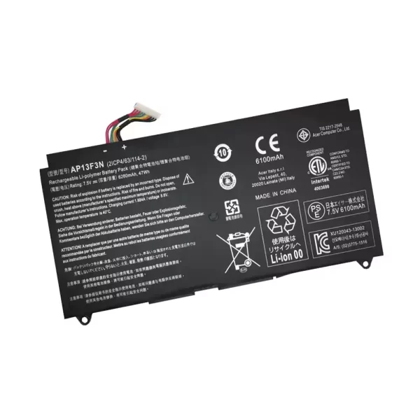 Laptop akkumulátort az ACER AP13F3N