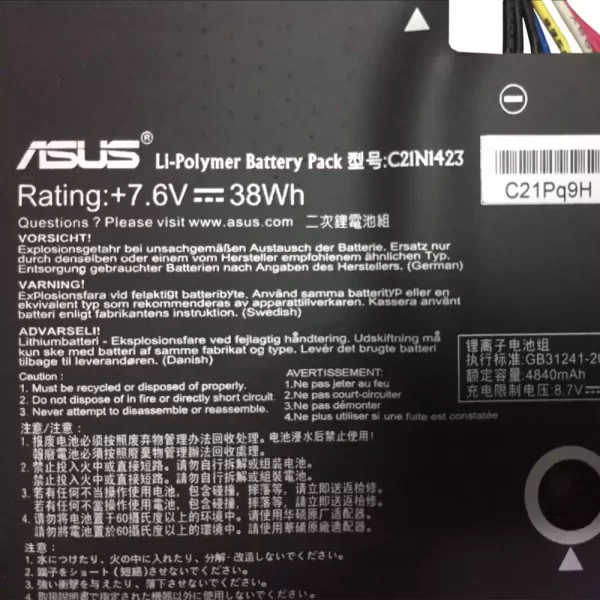 Laptop akkumulátort az ASUS C21N1423 - Image 3