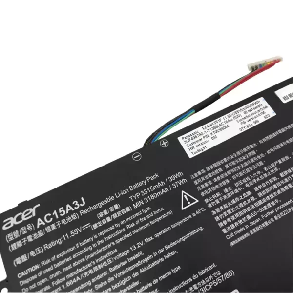 Laptop akkumulátort az ACER AC15A3J - Image 3
