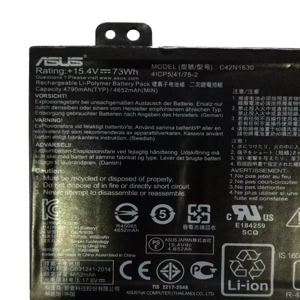 Laptop akkumulátort az ASUS C42N1630 - Image 3