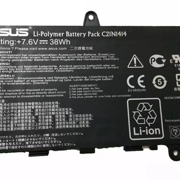 Laptop akkumulátort az ASUS C21N1414 - Image 3
