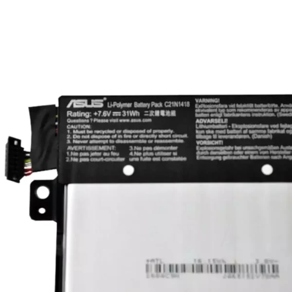 Laptop akkumulátort az ASUS C21N1418 - Image 3