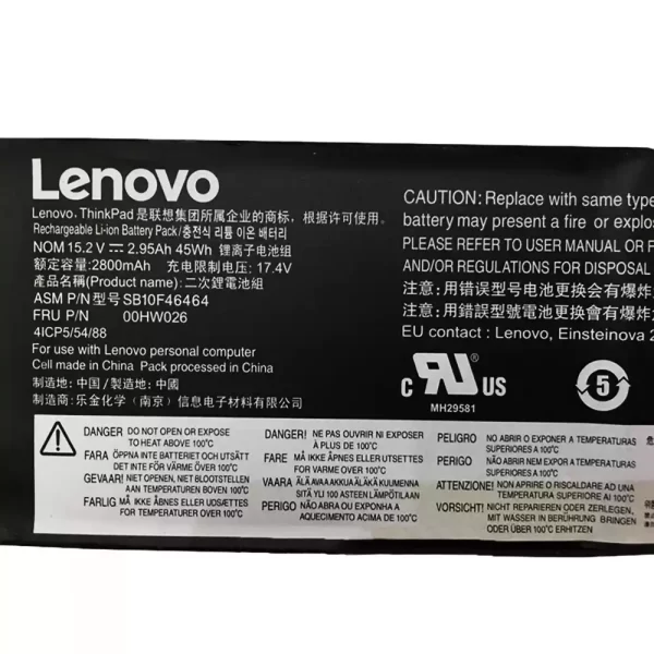 Laptop akkumulátort az LENOVO ThinkPad Yoga 260 - Image 3