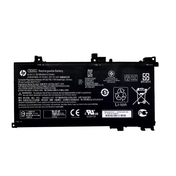 Laptop akkumulátort az HP TE04XL