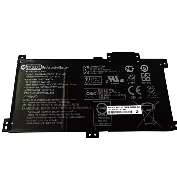Laptop akkumulátort az HP WA03XL