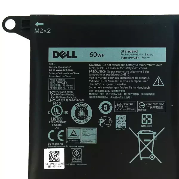 Laptop akkumulátort az DELL XPS 13 9360 - Image 3