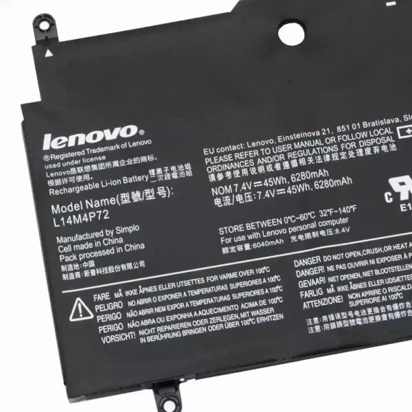 Laptop akkumulátort az LENOVO Yoga 700-14ISK - Image 3