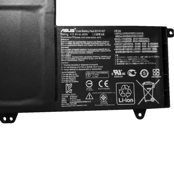 Laptop akkumulátort az ASUS B31N1427 - Image 3