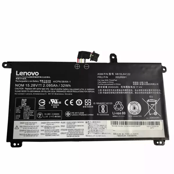 Laptop akkumulátort az LENOVO SB10L84122,SB10L84123