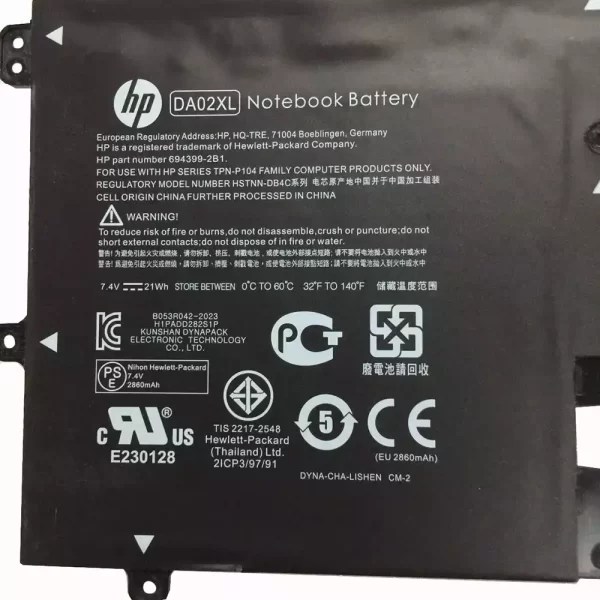 Laptop akkumulátort az HP TPN-P104 - Image 3