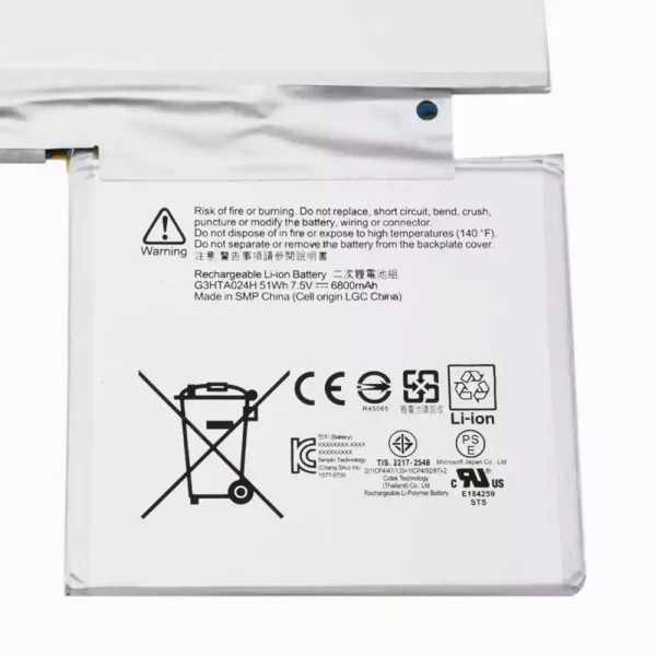 Laptop akkumulátort az Microsoft Surface BOOK - Image 3