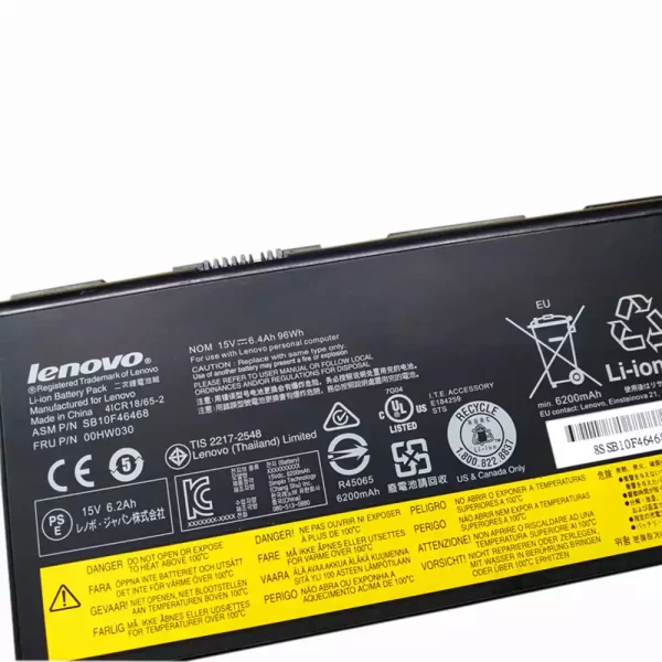 Laptop akkumulátort az LENOVO ThinkPad P70 - Image 3