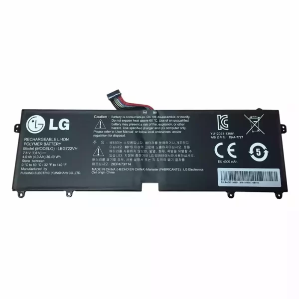 Laptop akkumulátort az LG LBG722VH