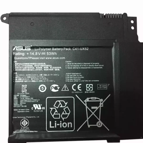 Laptop akkumulátort az ASUS C41-UX52 - Image 3