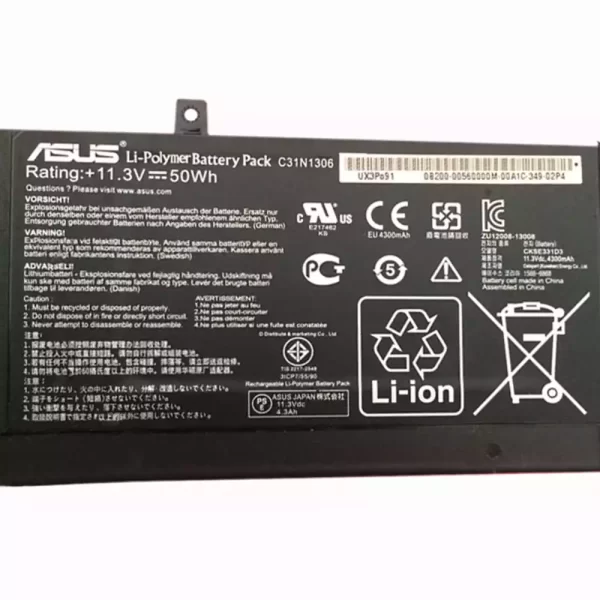 Laptop akkumulátort az ASUS C31N1306 - Image 3