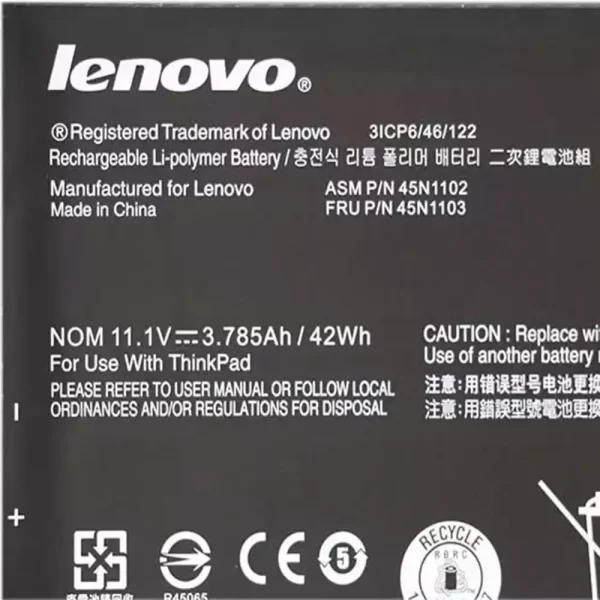 Laptop akkumulátort az LENOVO ThinkPad X1 Helix - Image 3