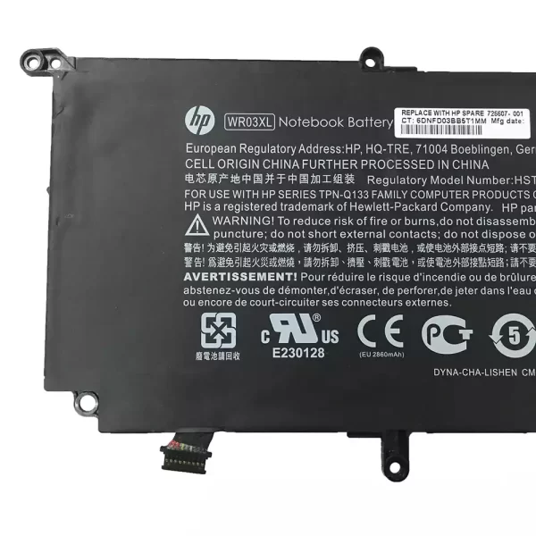 Laptop akkumulátort az HP WR03XL - Image 3