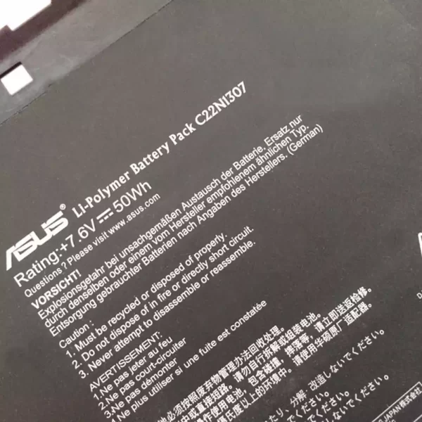 Laptop akkumulátort az ASUS C22N1307 - Image 3
