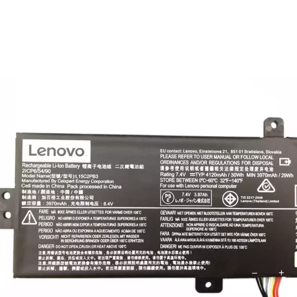 Laptop akkumulátort az LENOVO L15C2PB3,L15M2PB3 - Image 3