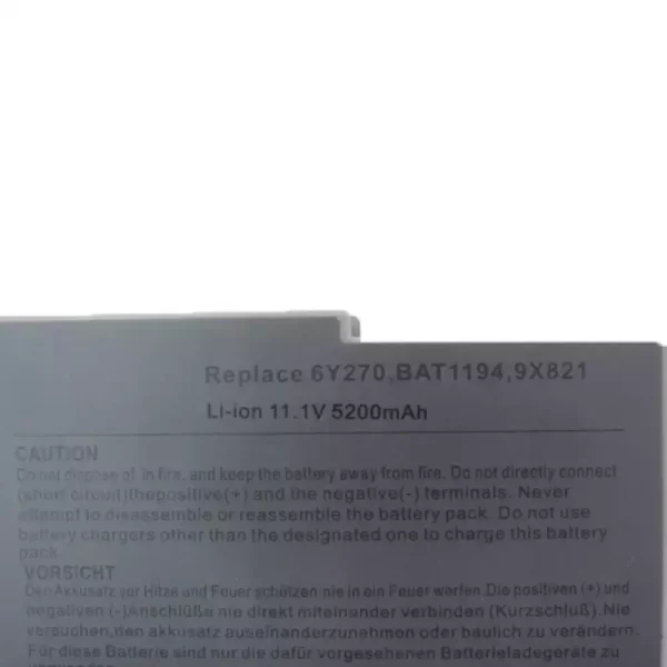 Laptop akkumulátort az DELL 6Y270,BAT1194 - Image 3