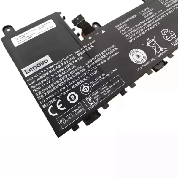 Laptop akkumulátort az Lenovo L17L3P54,01AV486,SB10K97630 - Image 3