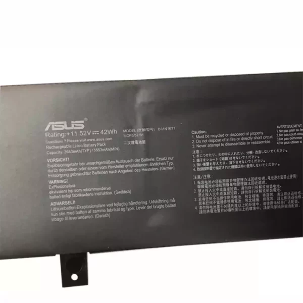 Laptop akkumulátort az ASUS B31N1631 - Image 3