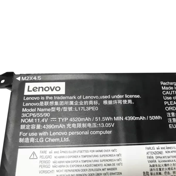 Laptop akkumulátort az LENOVO L17L3PE0 - Image 3