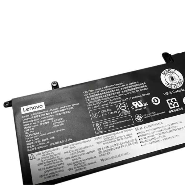 Laptop akkumulátort az LENOVO L17L6P71,01AV470,SB10K97617 - Image 3