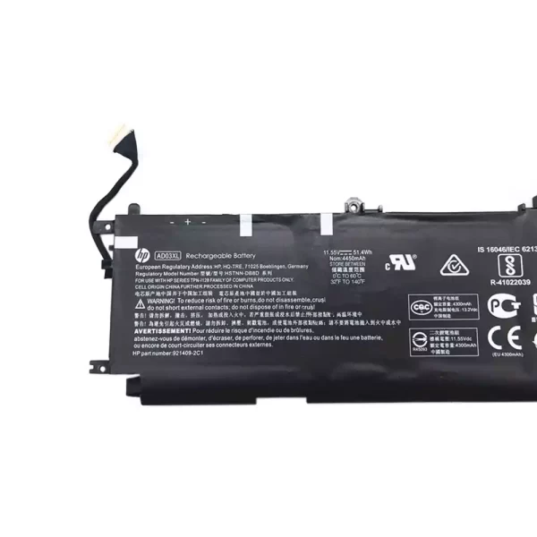 Laptop akkumulátort az HP Envy 13-AD104UR, Envy 13-AD142TX, Envy 13-AD179TX, Envy 13-ad030ng,Envy 13-ad142ng,Envy 13-ad141ng - Image 3