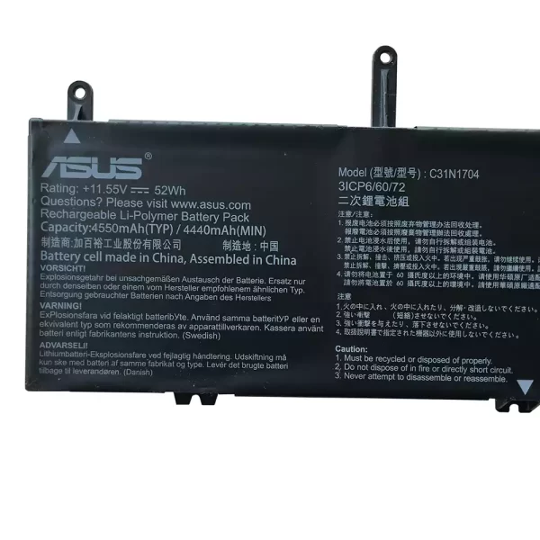 Laptop akkumulátort az ASUS C31N1704 - Image 3