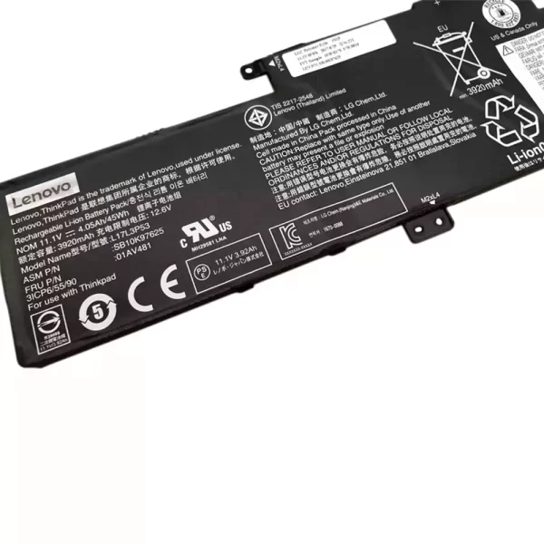 Laptop akkumulátort az LENOVO SB10K97625,SB10K97627 - Image 3