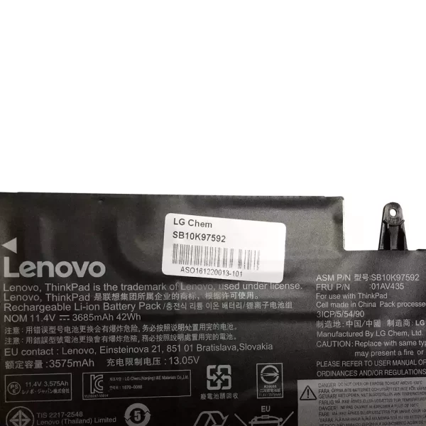 Laptop akkumulátort az LENOVO ThinkPad New S2 2018 - Image 3