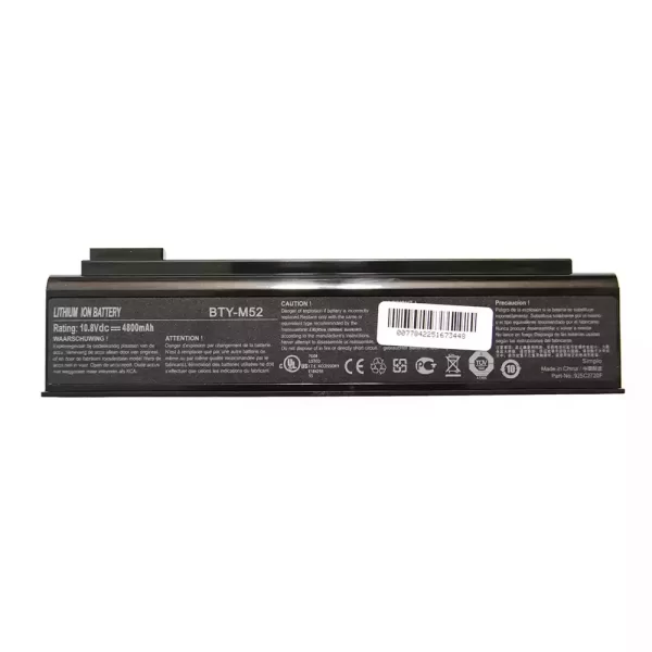 Laptop akkumulátort az MSI BTY-M52