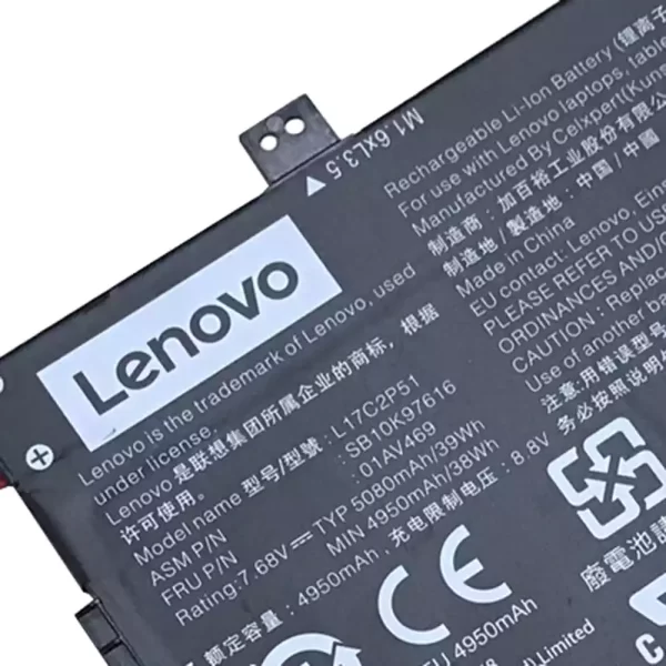 Laptop akkumulátort az LENOVO L17C2P51,L17S2P51 - Image 3