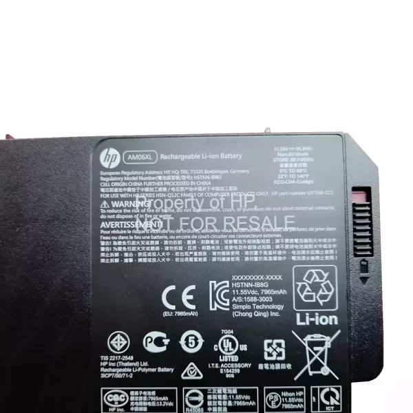 Laptop akkumulátort az HP Zbook 17 G5 - Image 3