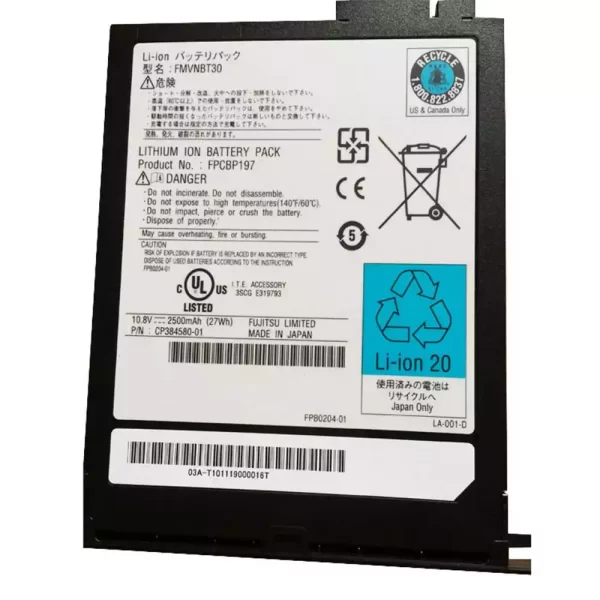 Laptop akkumulátort az Fujitsu FPCBP197,FMVNBT30 - Image 3