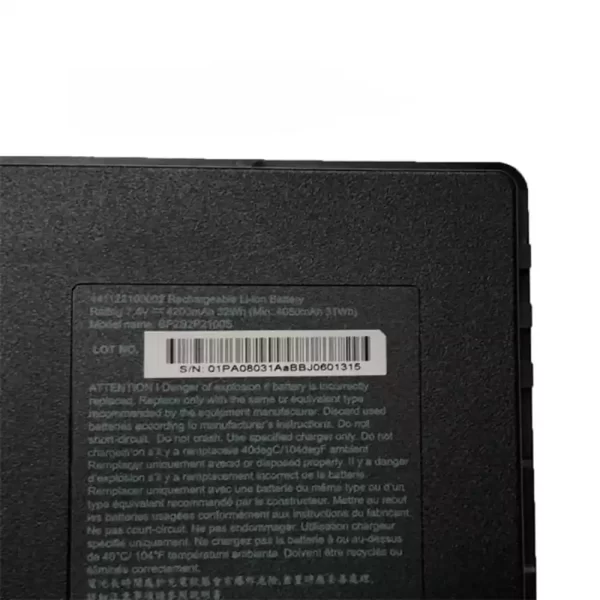 Laptop akkumulátort az Getac BP292P2100S - Image 3