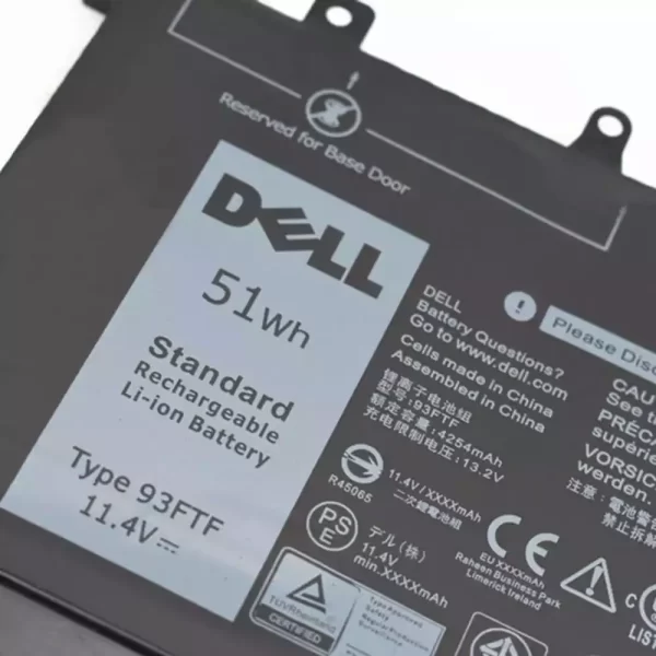 Laptop akkumulátort az DELL 93FTF - Image 3