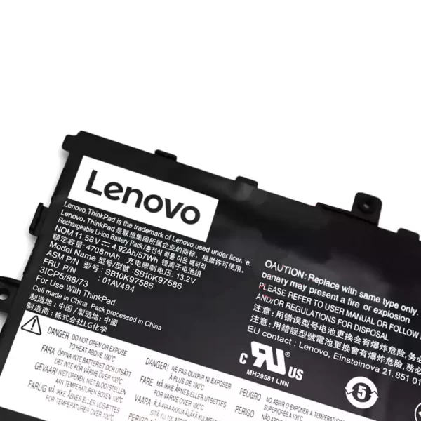 Laptop akkumulátort az LENOVO ThinkPad X1 Carbon 2017 2018,ThinkPad X1 Carbon 5th 6th - Image 3