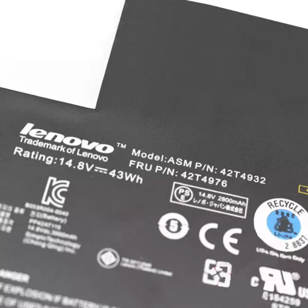 Laptop akkumulátort az Lenovo ThinkPad E220S S220 - Image 3
