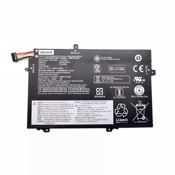 Laptop akkumulátort az LENOVO 01AV463,SB10K97610
