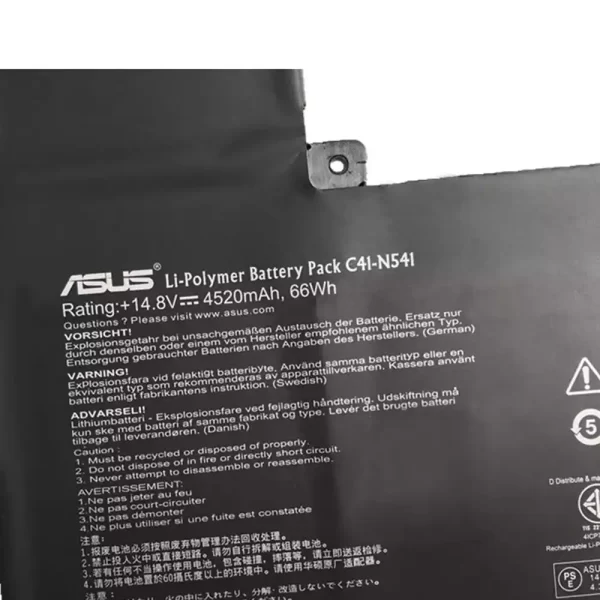Laptop akkumulátort az ASUS C41-N541 - Image 3
