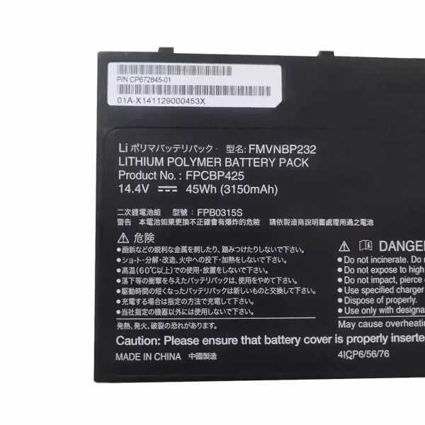 Laptop akkumulátort az FUJITSU FMVNBP232 FPCBP425 - Image 3