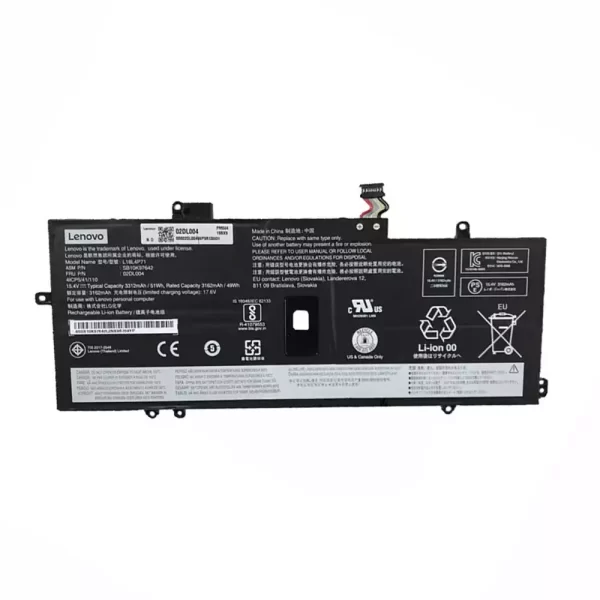 Laptop akkumulátort az LENOVO L18L4P71 02DL004 SB10K976442