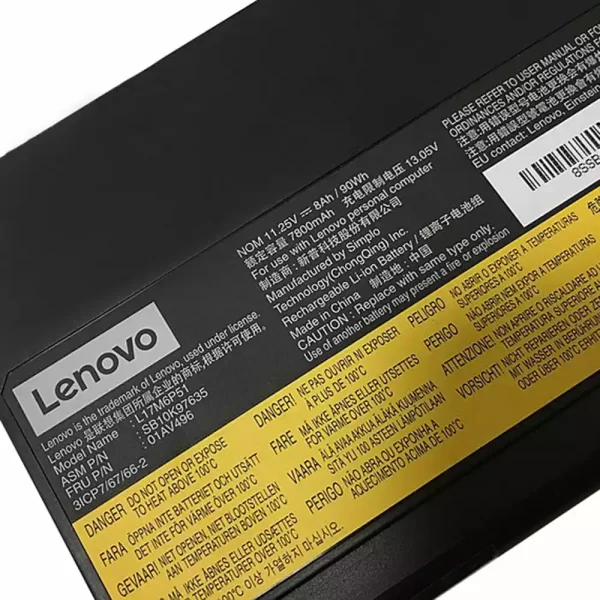 Laptop akkumulátort az LENOVO L17M6P51 L17L6P51 - Image 3