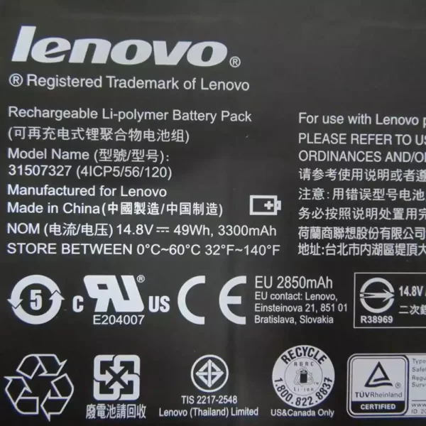 Laptop akkumulátort az LENOVO AIO PC HORIZON 2S - Image 2