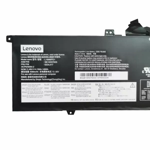 Laptop akkumulátort az LENOVO L18M6PD1 L18C6PD1 L18D6PD1 L18L6PD1 L18M6PD2 - Image 3