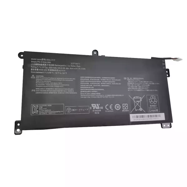 Laptop akkumulátort az Hasee SIMPLO SQU-1717,916QA108H